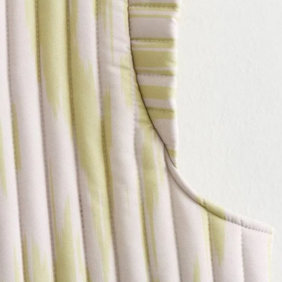 Printed Butterfly Sleeve Handcrafted Vest - Picture 6 of 9